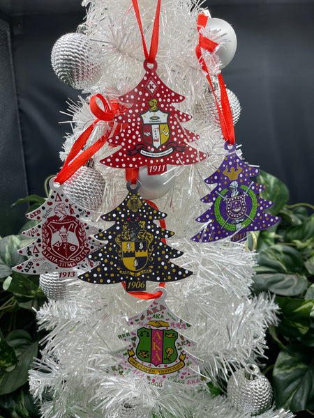 Delta Sigma Theta Tree Shape Ornament