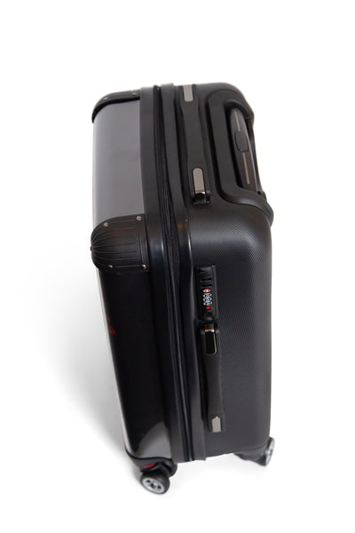 Delta Black Carryon Luggage with Crest