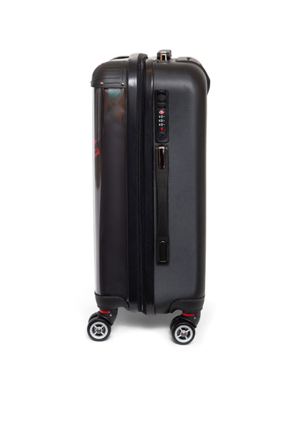 Delta Black Carryon Luggage with Crest