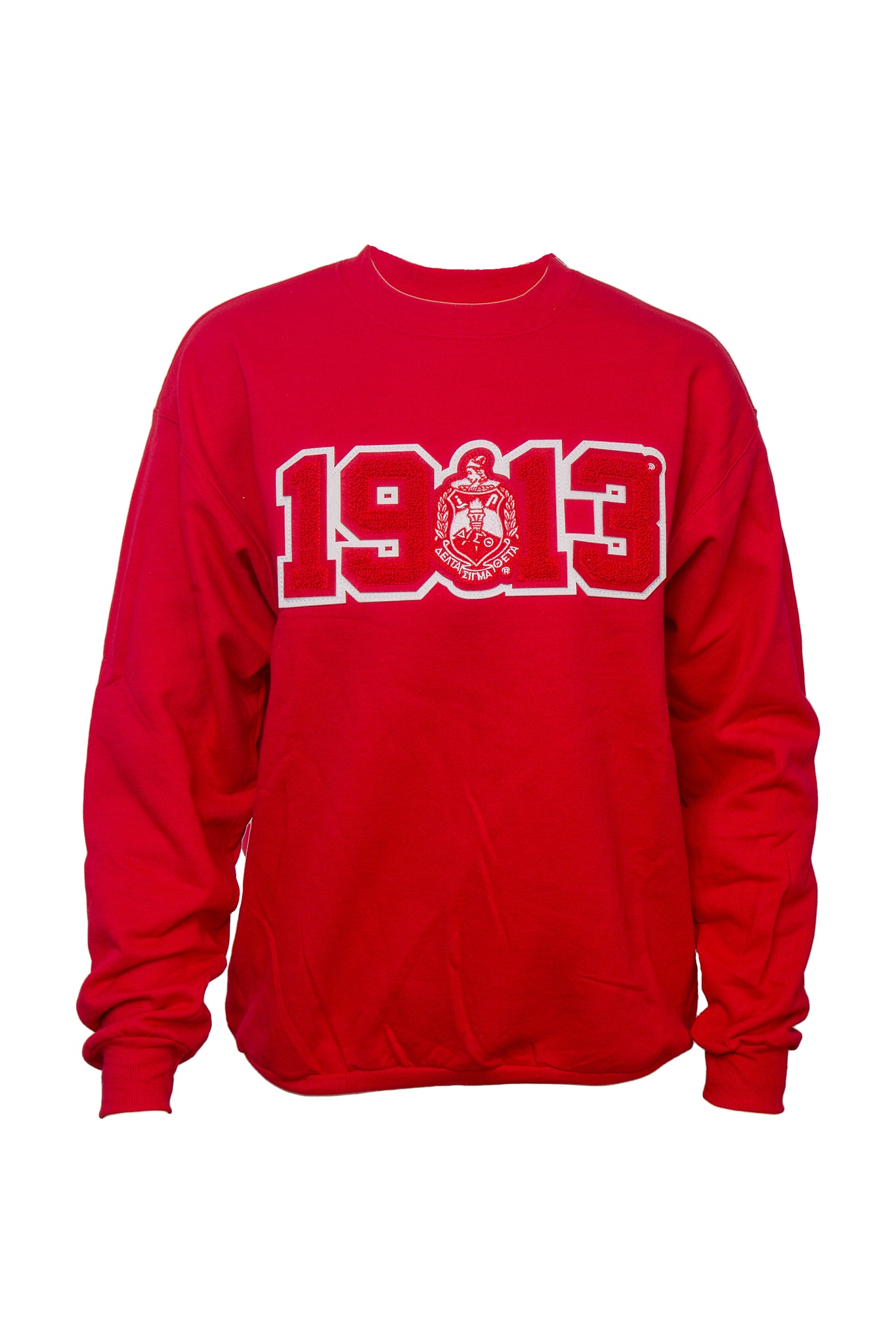 Delta sweatshirt with 1913 Chenille Patch