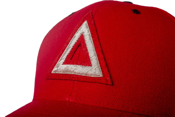 Delta Red Hat with Bullion Patch