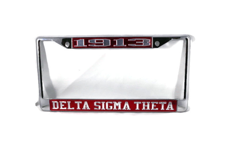 Delta License Frames - 1913 Red